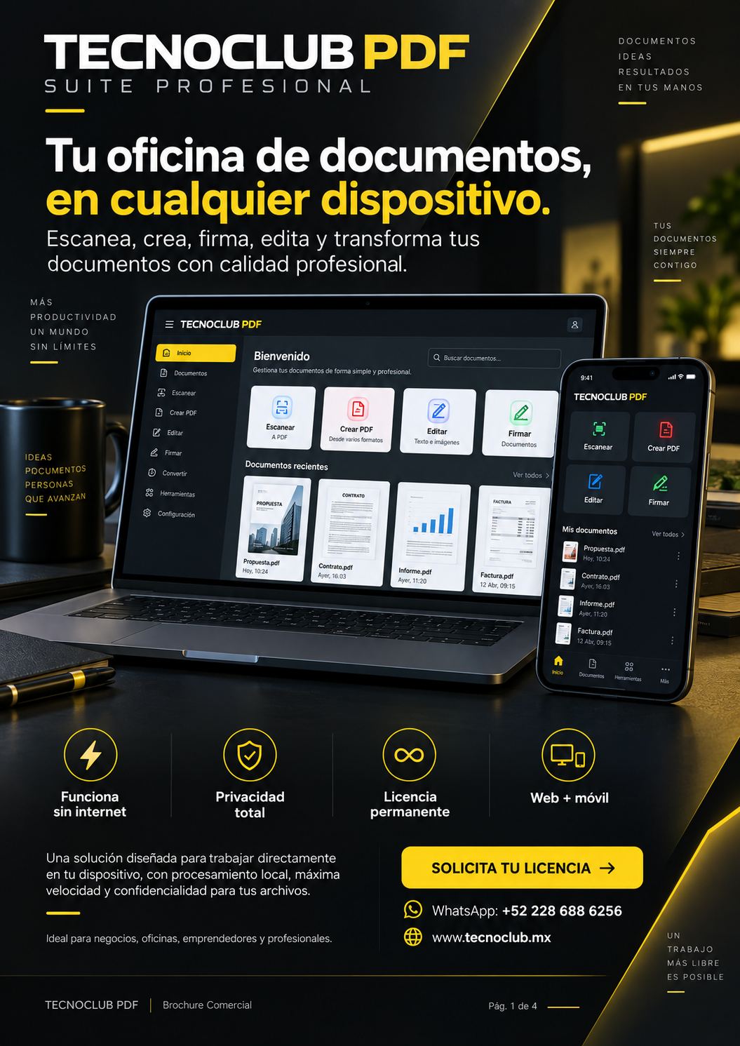 Brochure TECNOCLUB PDF página 1
