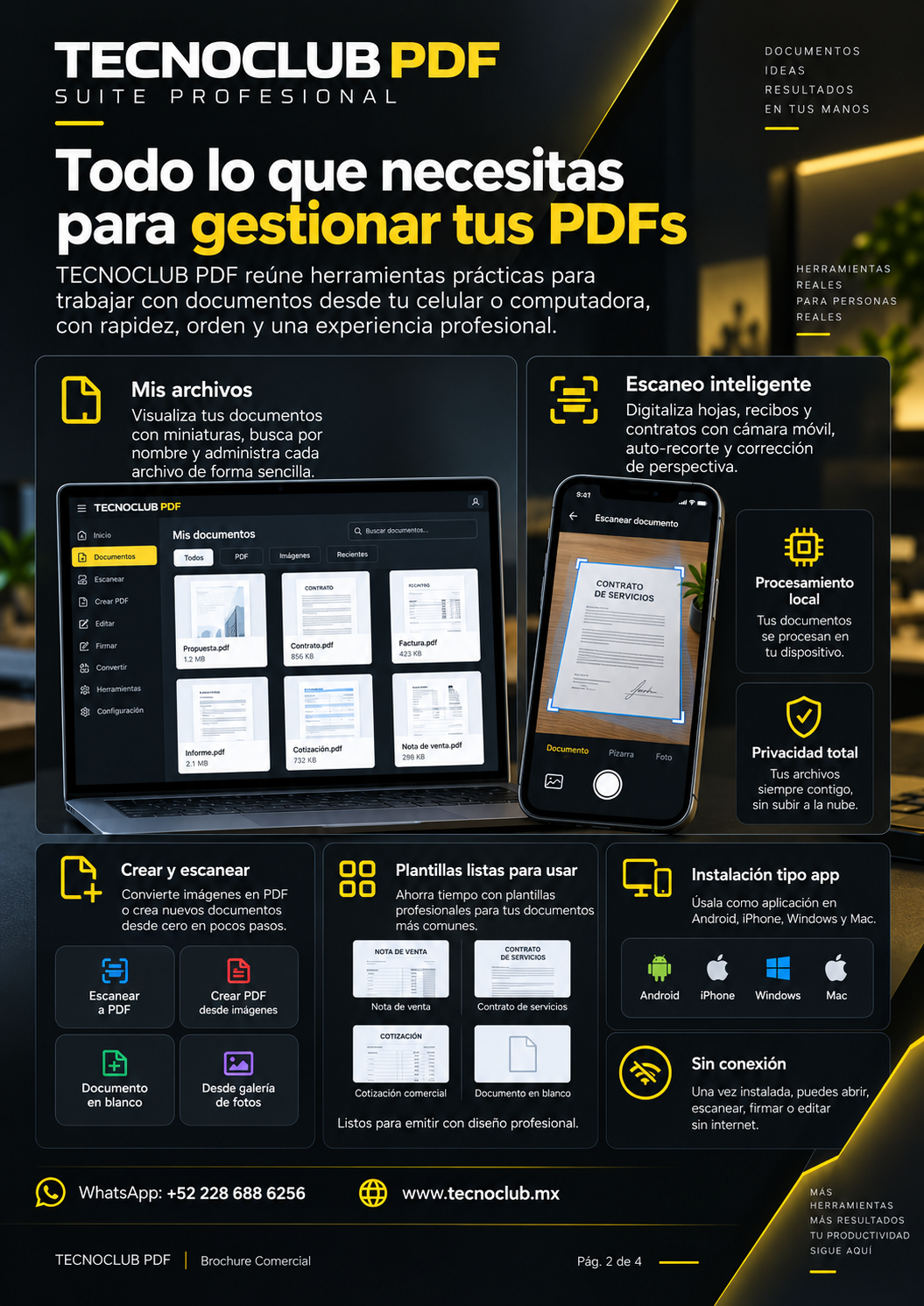 Brochure TECNOCLUB PDF página 2