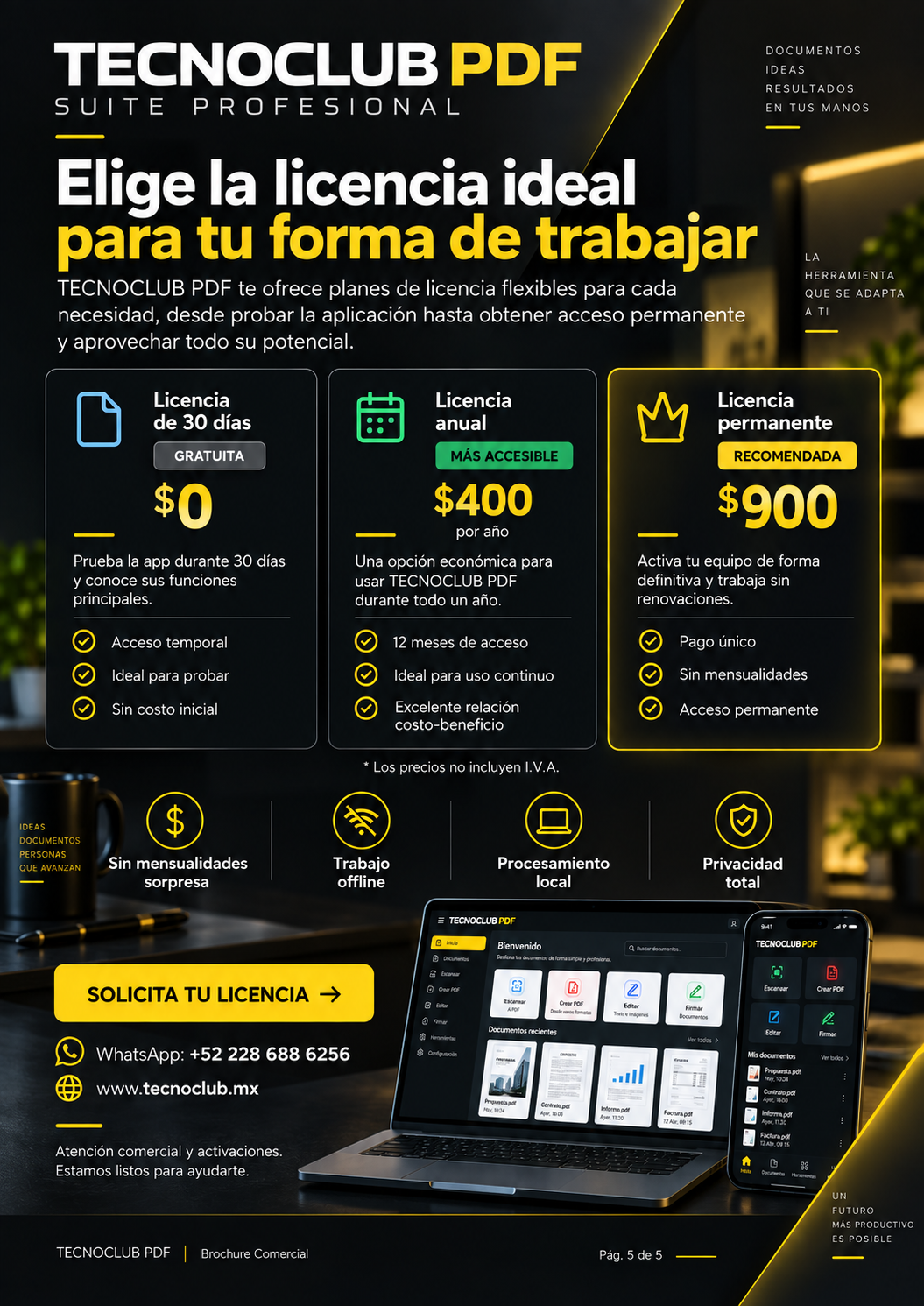 Brochure TECNOCLUB PDF página 5